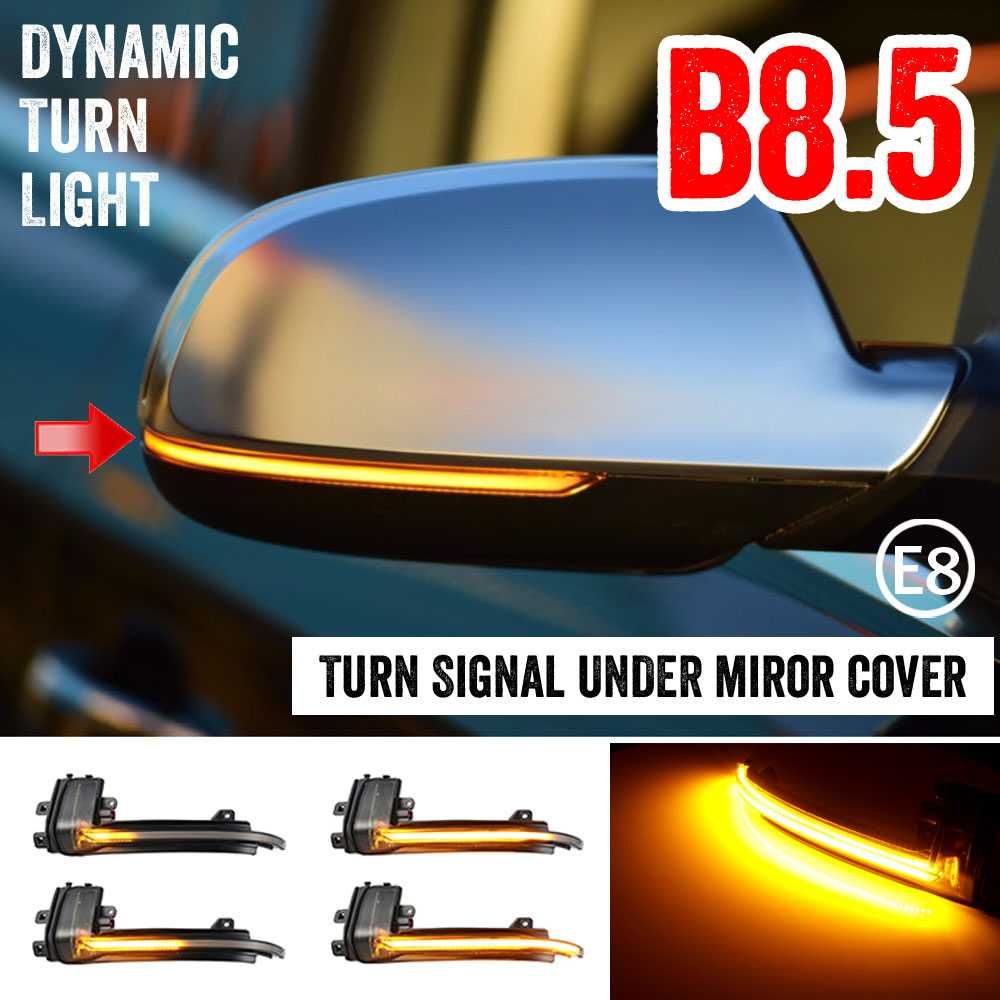 Динамични LED мигачи за огледала Audi – B8/B8.5, A3 A4 A5 Q3 A6 A8