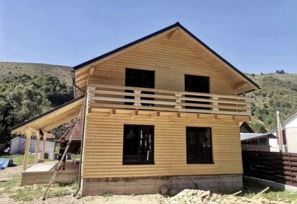 Cabane tip A frame , acceptam variante auto