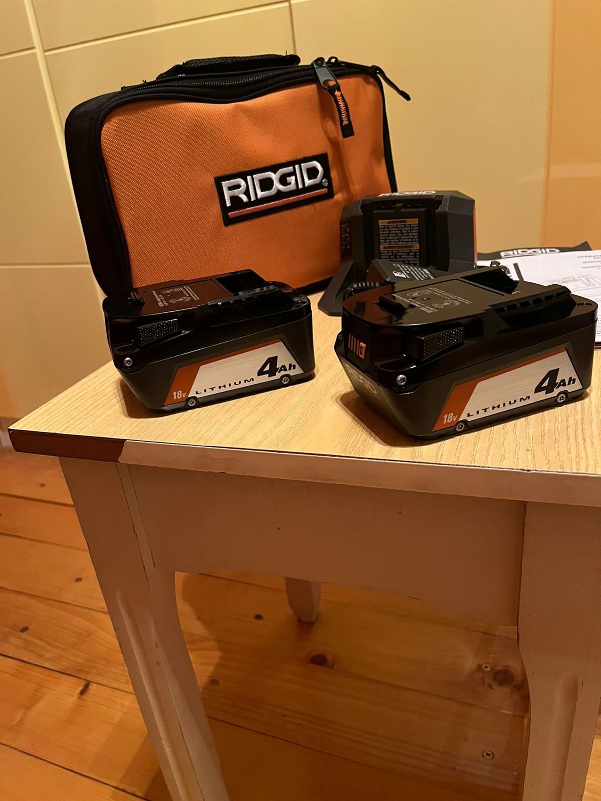 Аккумуляторные батареи на RIDGID