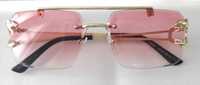 Ochelari de soare Cartier model 2 Pink Gol Rim