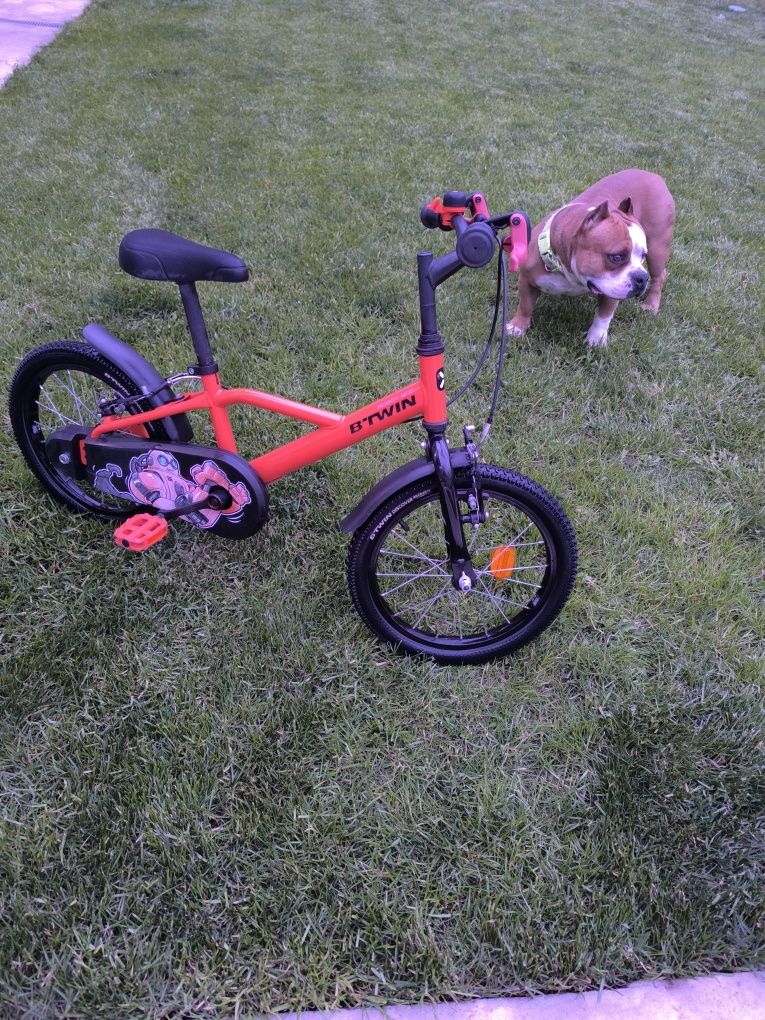 Bicicleta Btwin copii 3-7 ani roti 16 inch