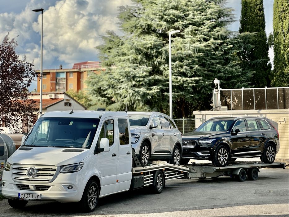 Transport autoturisme pe platforma Romnia Ungaria Slovenia Italia