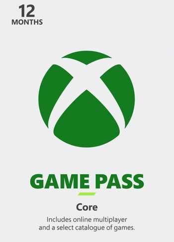 Xbox Live Gold / Xbox Game Pass Core 12M