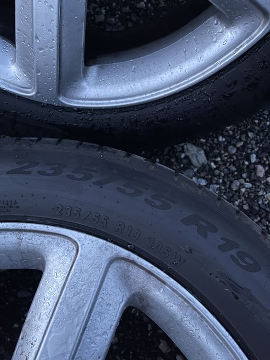 Jante Audi Q5 R19 + Anvelope Pirelli 235/55/19 aproape NOI