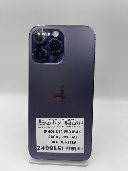 Iphone 14 Pri Max 128Gb/79% Baterie GARANTIE/FACTURA #48144