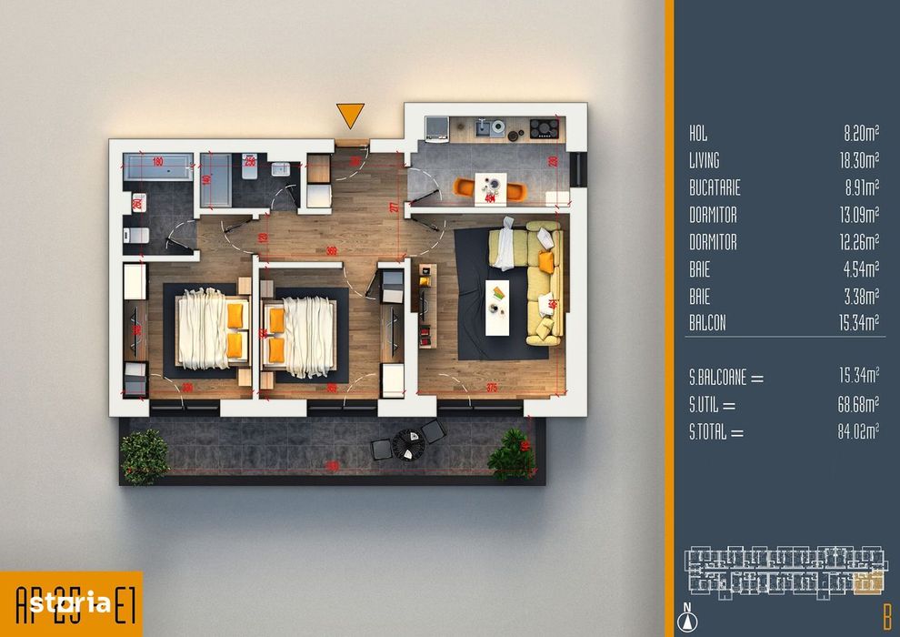 Apartament 3 camere decomandat,Theodor Pallady,Oferta-DISCOUNT 15%