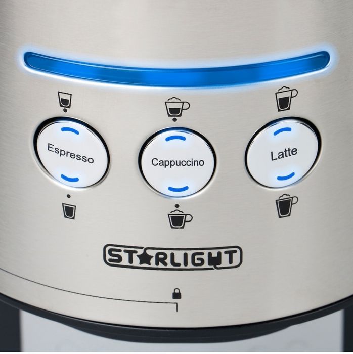 Еспресо машина Star-Light, 15 bar, Автоматично капучино
