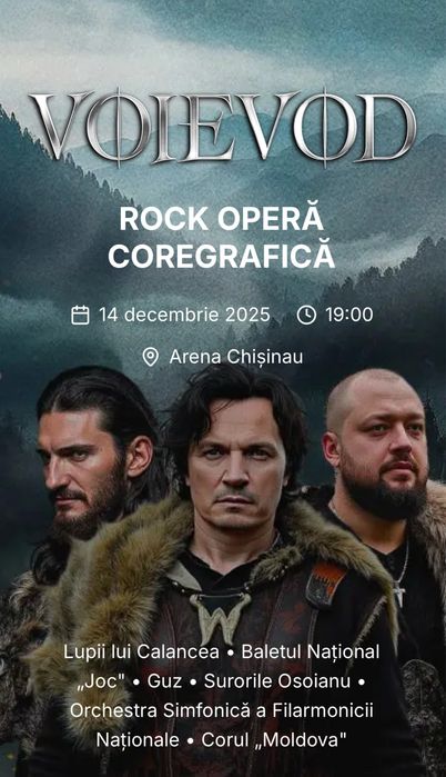Bilete concert Lupii lui Calancea, Arena Chisinau