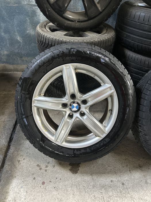 Jante Roti iarna 5x120 17” BMW X3 X4 anvelope M+S 225 50 17 Good Year