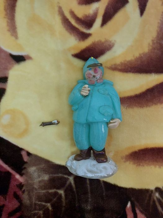 Бравый солдат Швейк" Чешский хрусталь 60-х годов