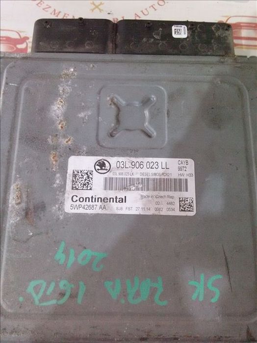 calculator motor skoda rapid 1.6 tdi an fabr. 2014