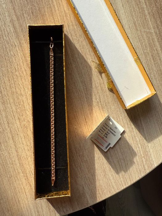 Золотой браслет новый