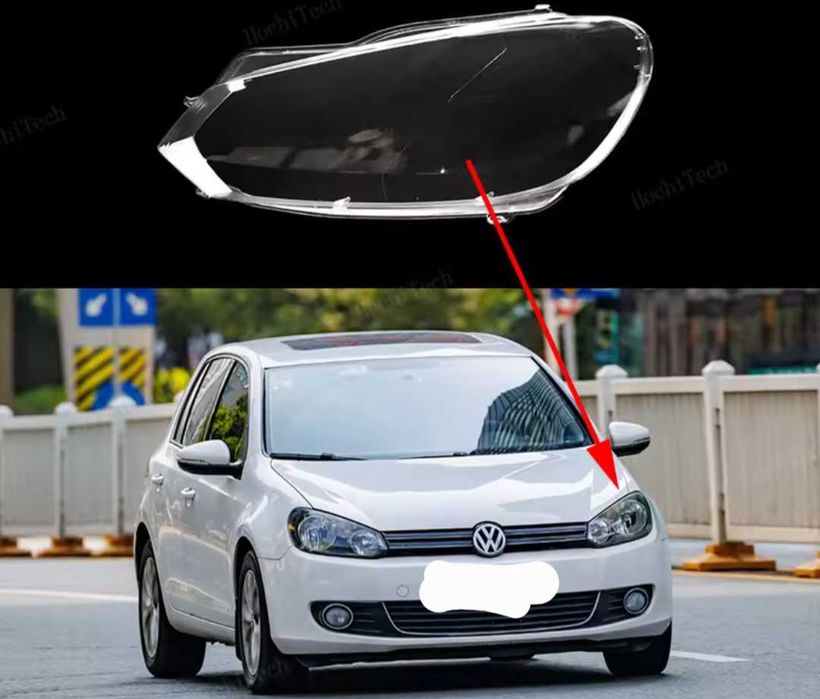 Стъкла (капаци) за фарове за VW Golf 6 Голф