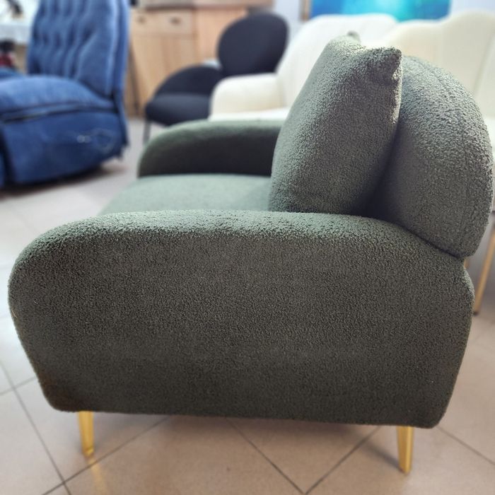 SS21! NOU Fotoliu teddy, verde, xl