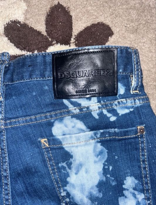 Blugi dsquared2 Bleached Jeans