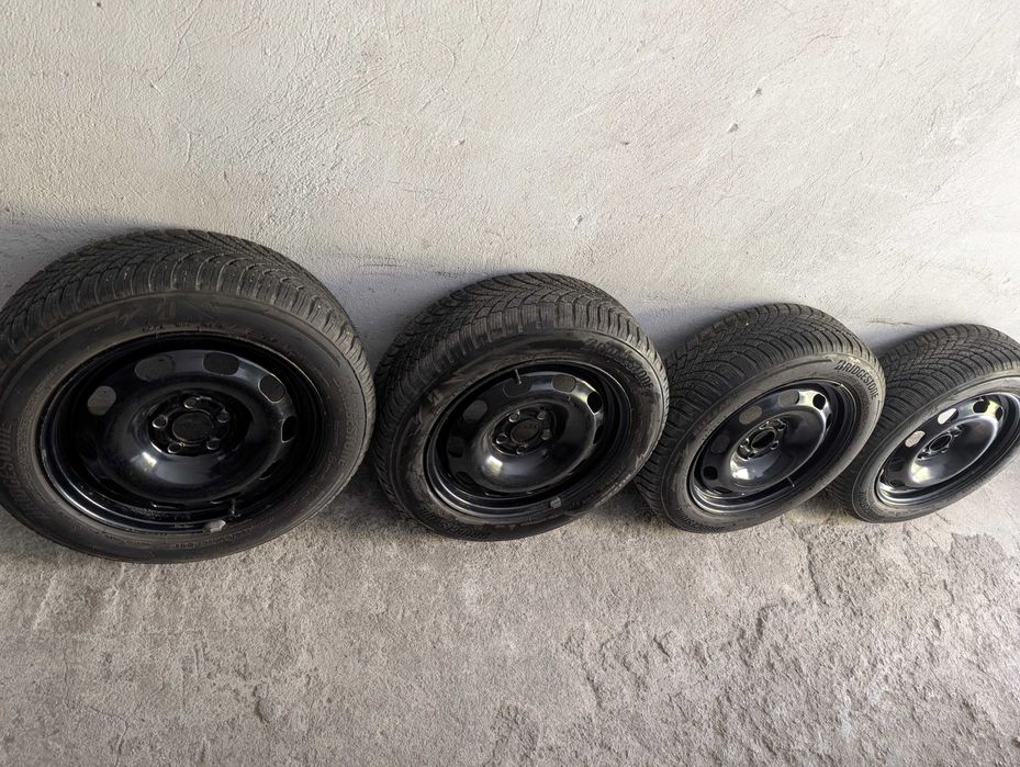 4бр зимни гуми Bridgestone Blizzak LM005 185/60 R15 + джанти