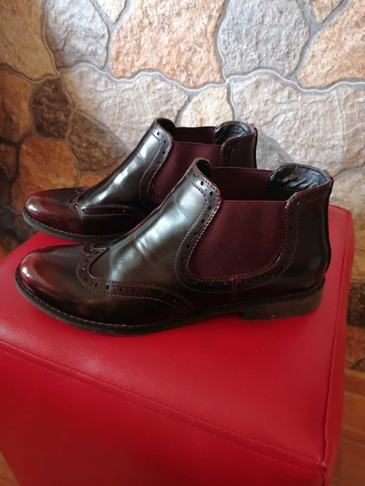 Pantofi 41, vișiniu închis