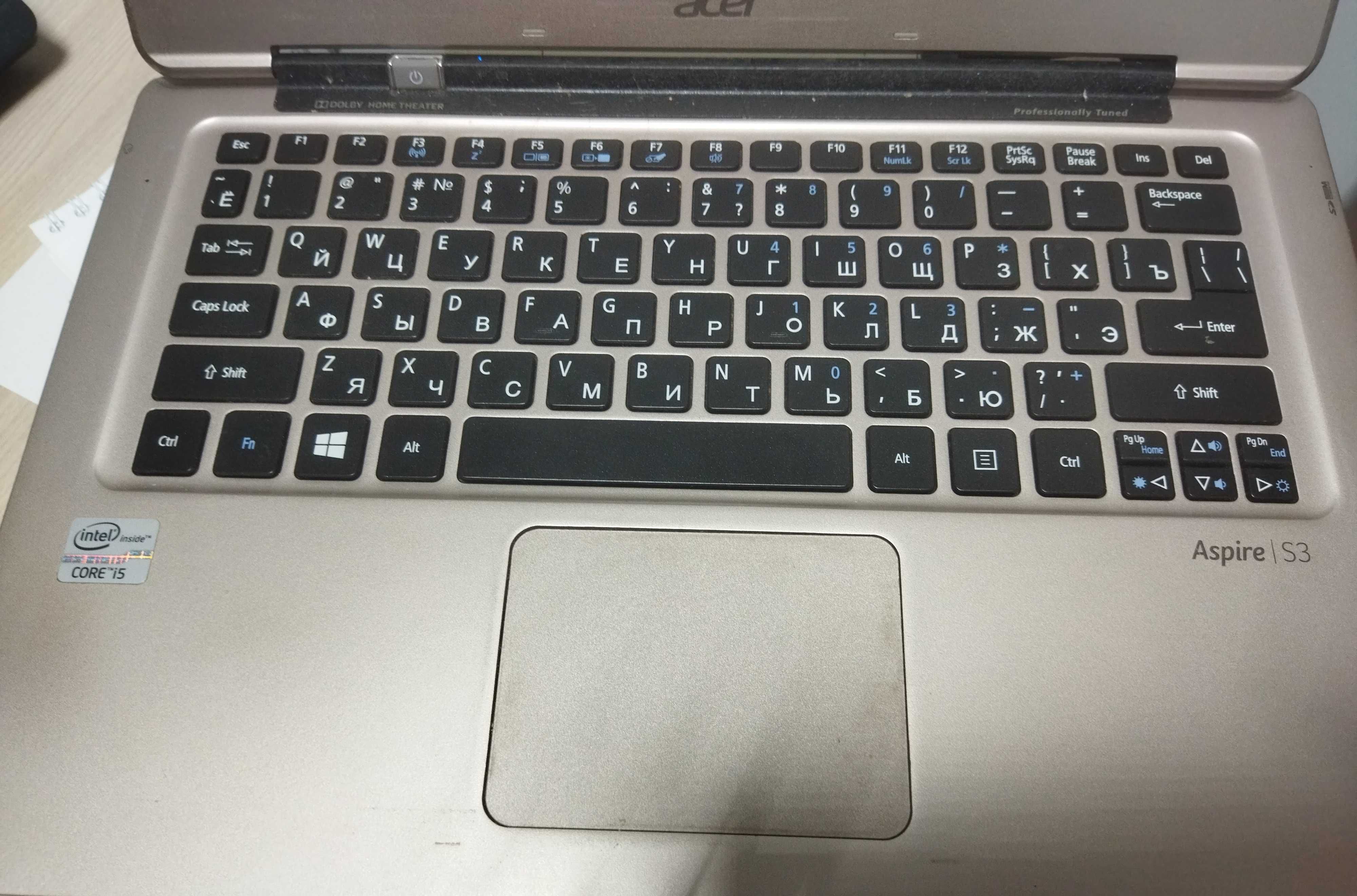 Ультрабук Acer Aspire S3 series