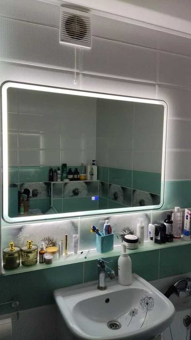 Зеркало с подсветкой в ванную с подогревом Led зеркало настенное ойна
