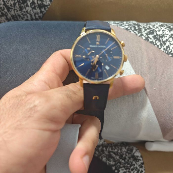 Maurice Lacroix Eliros Chronograph Blue And Gold