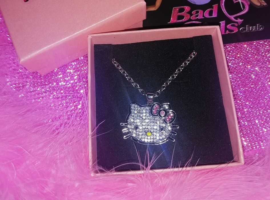 Lant argint 925 colier Hello Kitty sanrio cristale swarovski pandora