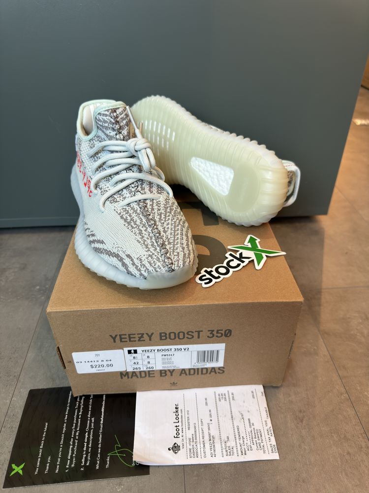 Adidas Yeezy Boost 350 V2 Blue Tint Poze Reale 37-45