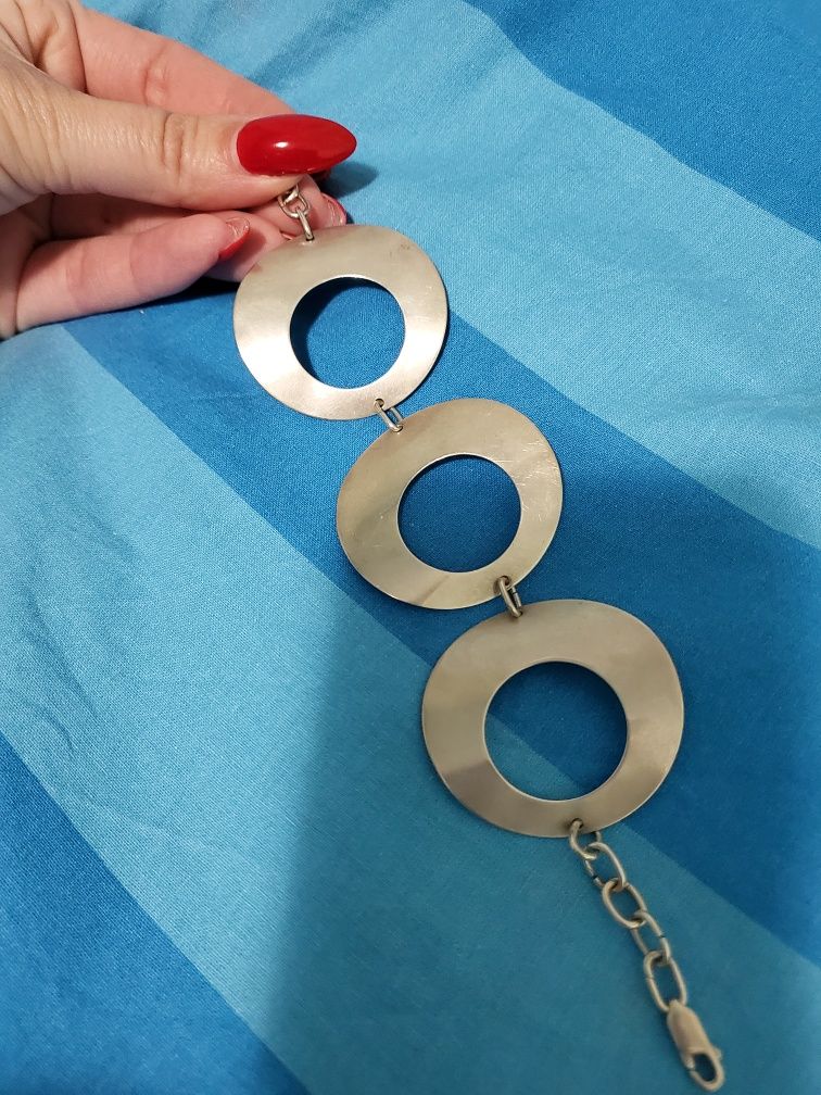 Сребърна гривна проба 925