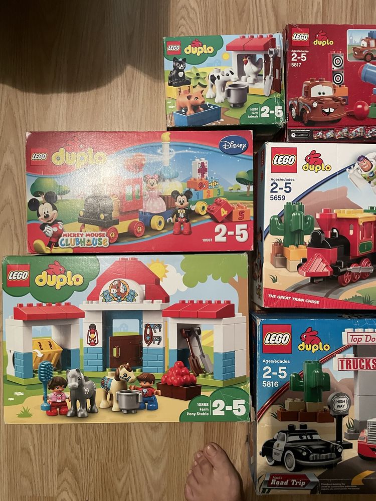 Lego duplo McQueen играта на играчките mickey mouse
