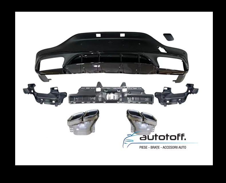 Difuzor bara spate Mercedes GLC Coupe (2015+) 63 AMG Chrome Design