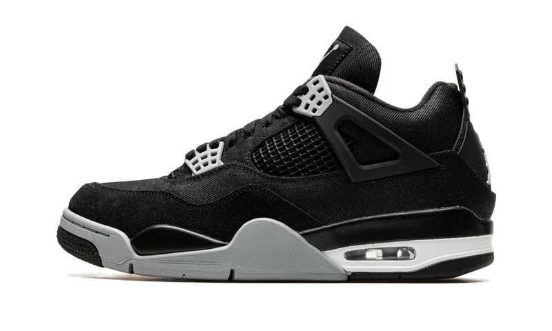 Air jordan 4 Black canvas