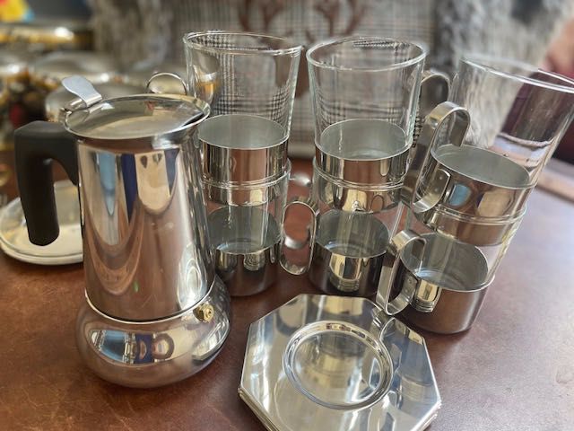 Set 6 cesti cafea / ceai Zepter, farfurii si Espressor