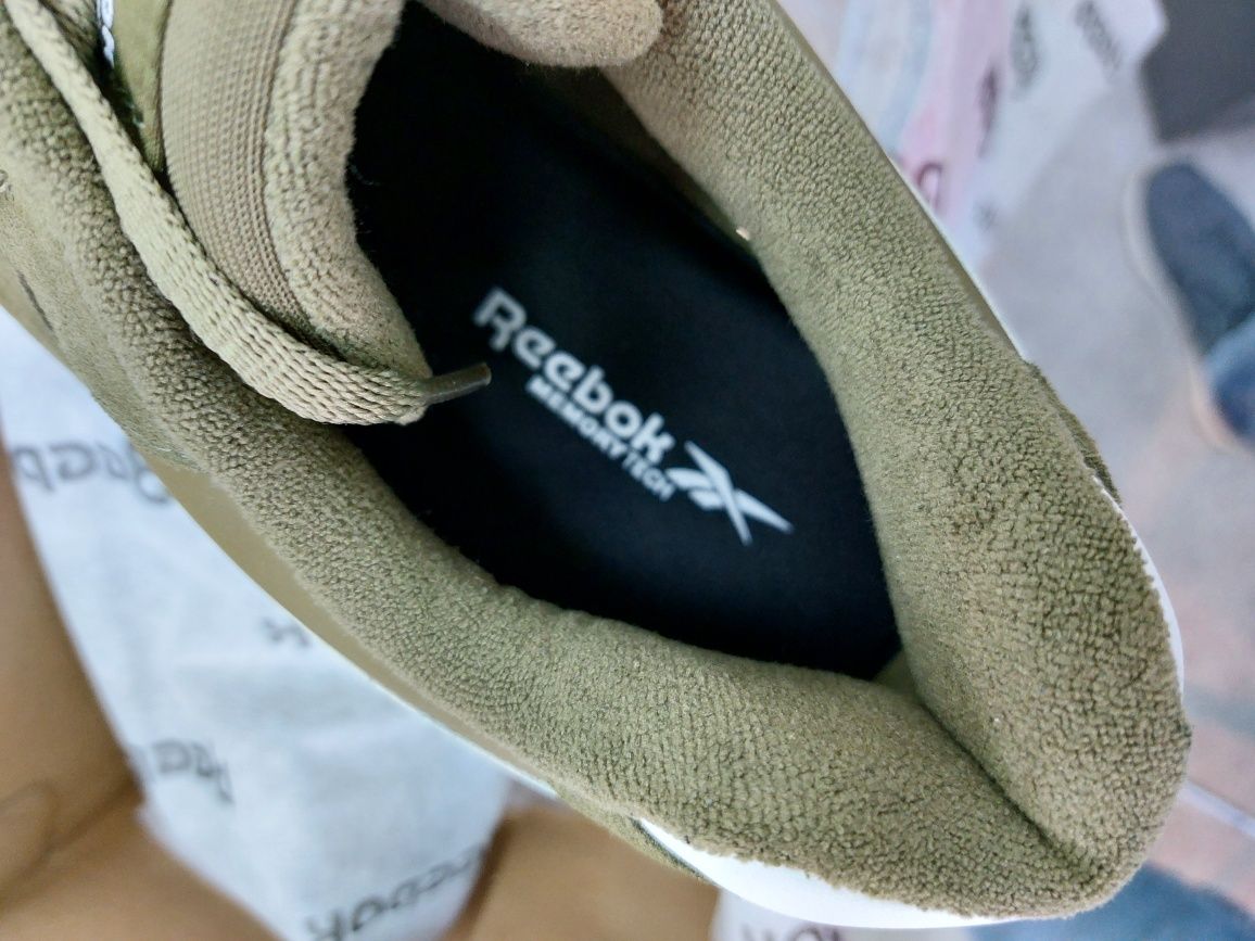 Новые кроссовки  Reebok USA для снегохода, замша .Большой размер 49-50