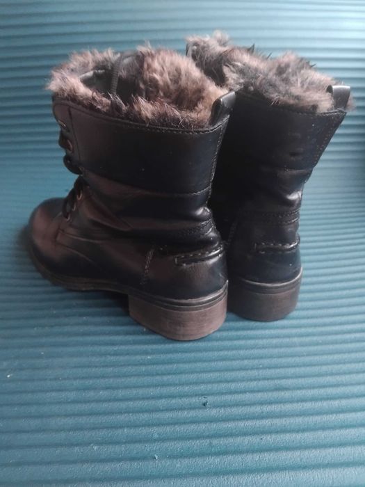 Дамски боти / ботуши с топла подплата, 38 номер
