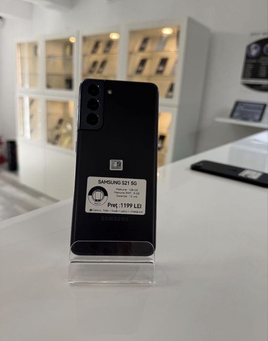 Samsung S21 black 128 gb ! Garantie 12 luni