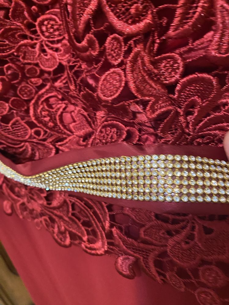 Rochie si sacou elegante de nunta