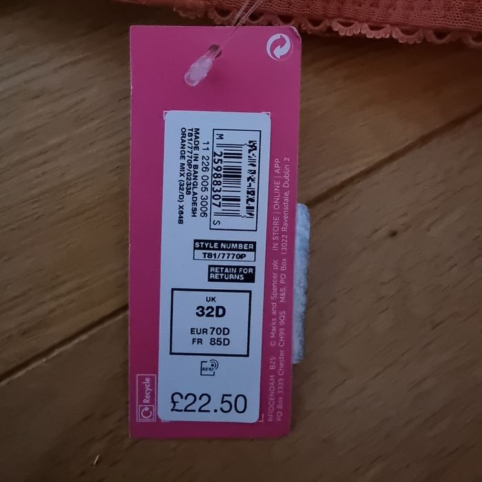 Black friday: Sutien Marks and Spencer 70 D (32D)