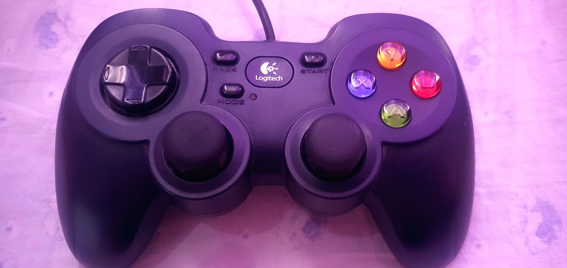 Джойстик Logitech Gamepad F310 черно синий
