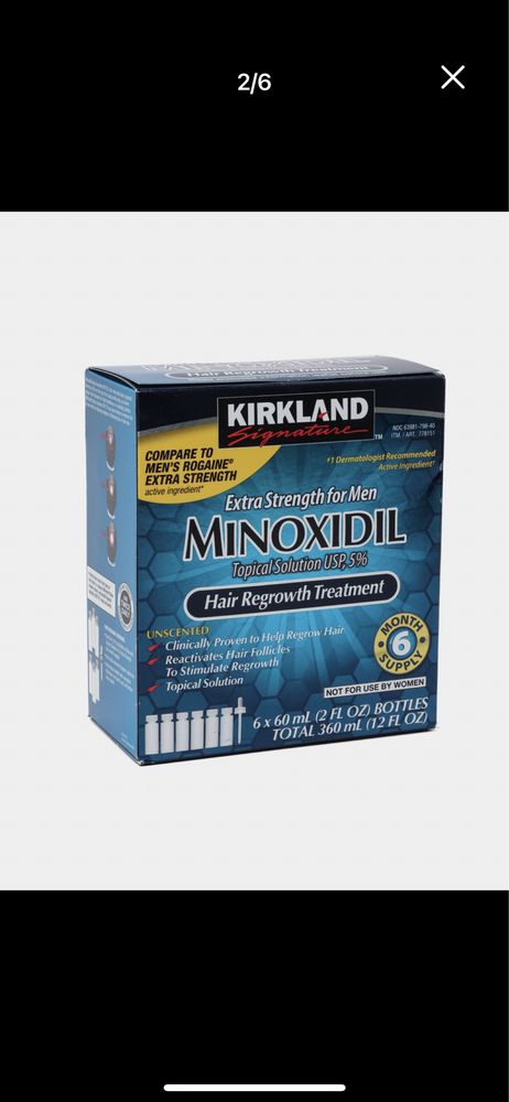 Menoxidil. Soch va soqol  uchun