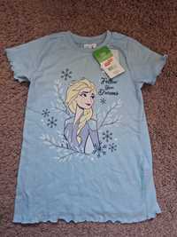 Elsa frozen tricou original disney marimea 122 128 haine fete