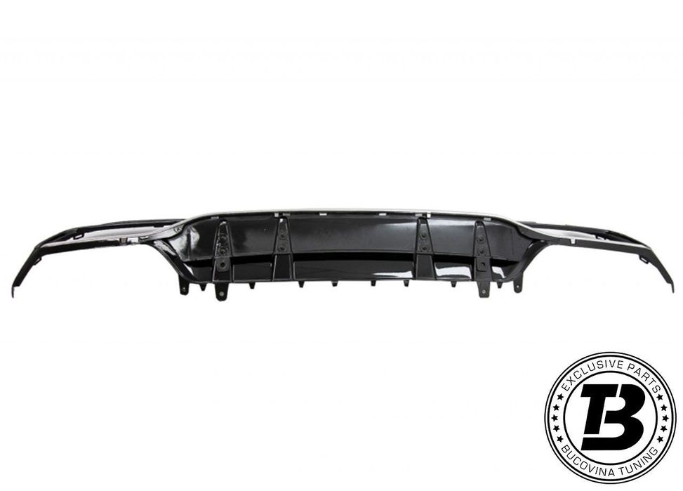 Difuzor Bara Spate cu Ornamente compatibil cu Mercedes C Class W205 C63 Design
