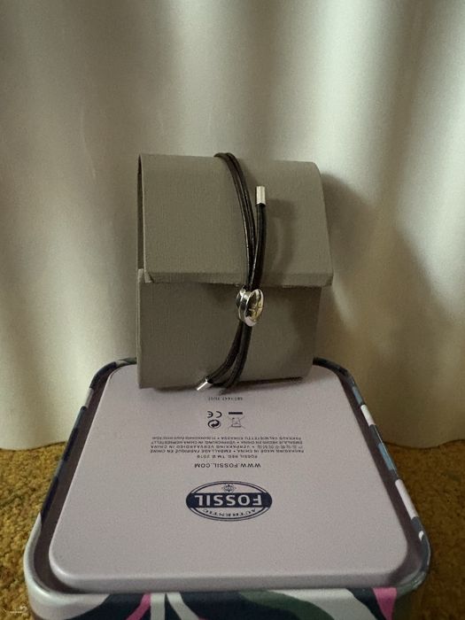 Bratara Fossil argint