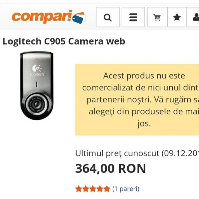 Logiteck Pro HD camera Web