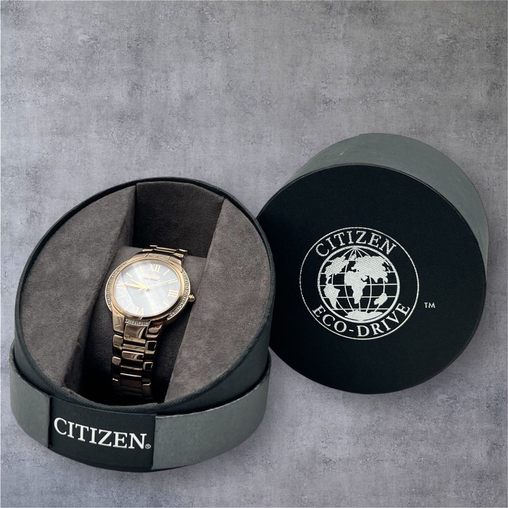 Citizen Eco-Drive Women's Ciena Diamond Accents Bezel Watch 35mm