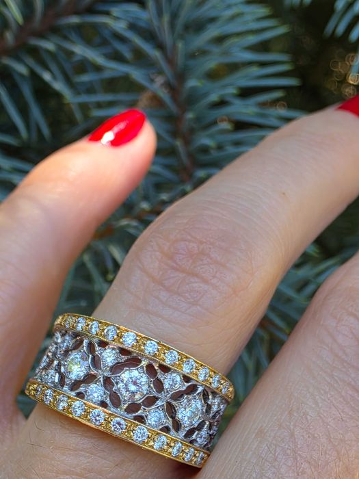 Inel Aur 18 kt cu diamante naturale