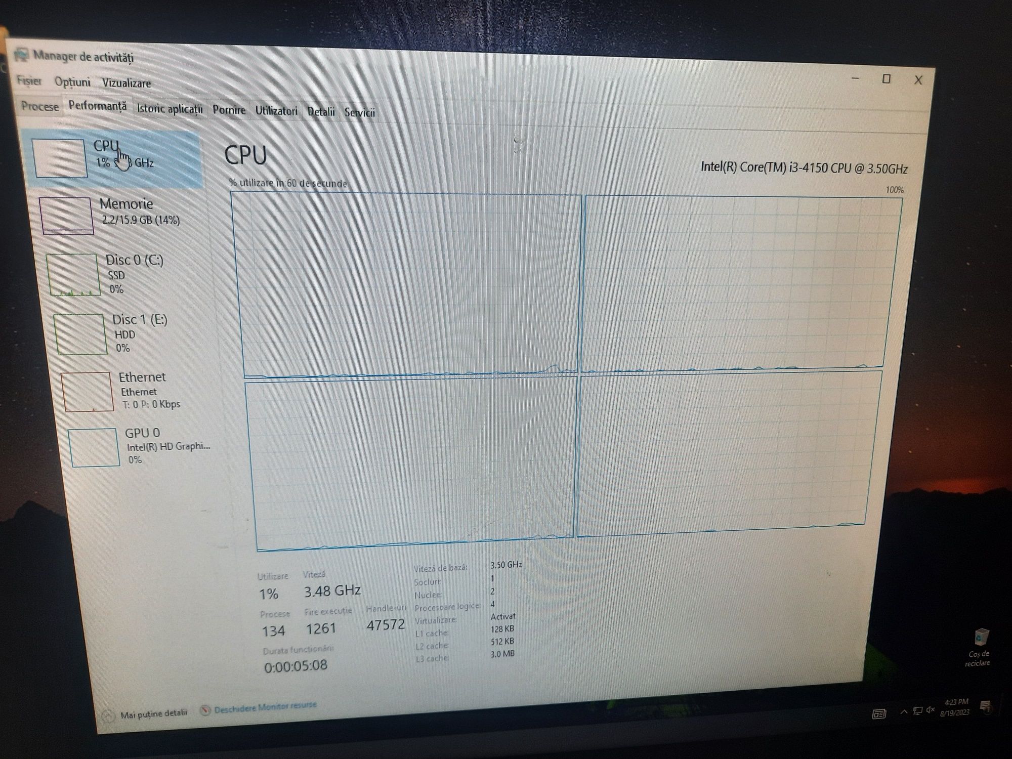 PC Lenovo i3 4150 3.5 Ghz