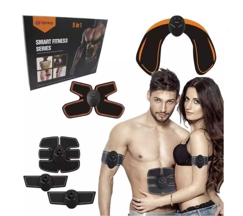 KIT FITNESS Electrostimulare musculara si tonifiere 5 DISPOZITIVE