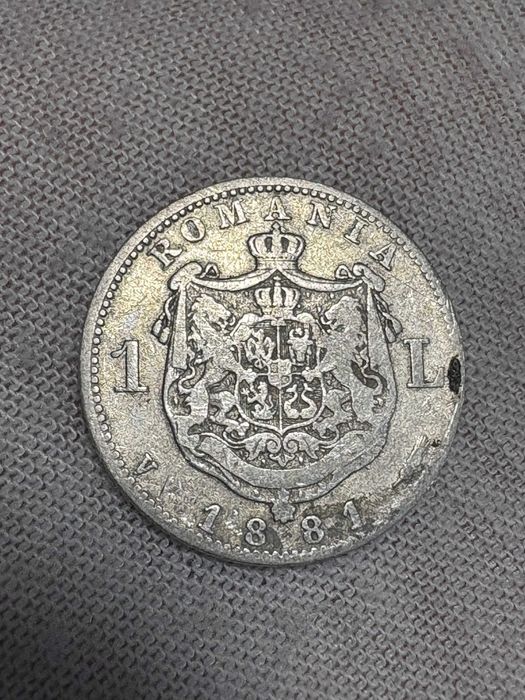 Monede argint Carol I: 1, 2 lei 1910, 1 leu 1881