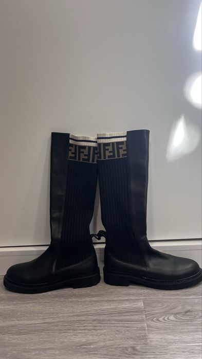 Cizme dama Fendi Rockoko originale