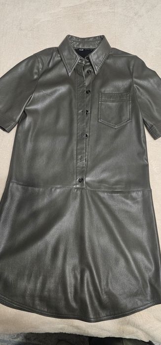 Платье из эко кожи 42 размера