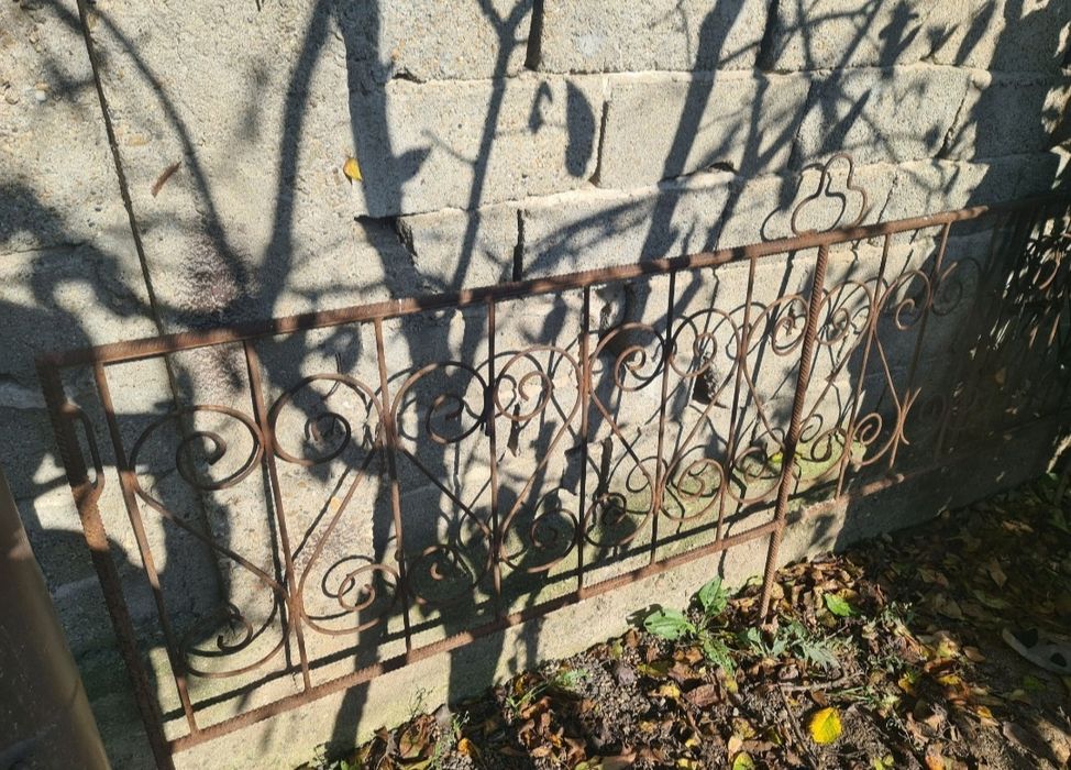 Gard cimitir grilaj pentru loc de veci 3m pe 3m